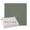 Picture of Cast Sage | 19" x 17" Center Seam Universal Dining Chair Cushion | Sunbrella Fabric