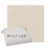 Picture of Charmer Parchment | 19" x 17" Center Seam Universal Dining Chair Cushion | Sunbrella Fabric