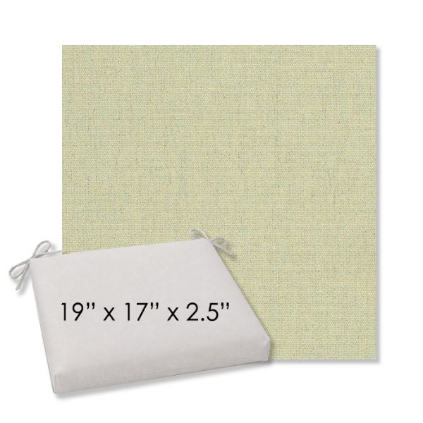 Picture of Heritage Moss | 19" x 17" Center Seam Universal Dining Chair Cushion | Sunbrella Fabric