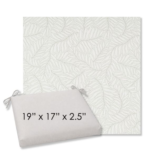 Picture of Lively Sage | 19" x 17" Center Seam Universal Dining Chair Cushion | Sunbrella Fabric