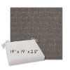 Picture of Blend Coal | 19" x 19" Center Seam Universal Dining Chair Cushion | Sunbrella Fabric