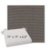 Picture of Canvas Coal | 19" x 19" Center Seam Universal Dining Chair Cushion | Sunbrella Fabric