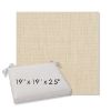 Picture of Canvas Flax | 19" x 19" Center Seam Universal Dining Chair Cushion | Sunbrella Fabric