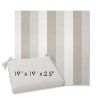 Picture of Direction Linen | 19" x 19" Center Seam Universal Dining Chair Cushion | Sunbrella Fabric