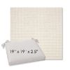Picture of Nurture White | 19" x 19" Center Seam Universal Dining Chair Cushion | Sunbrella Fabric