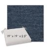 Picture of Platform Indigo | 19" x 19" Center Seam Universal Dining Chair Cushion | Sunbrella Fabric