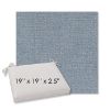 Picture of Remix Denim | 19" x 19" Center Seam Universal Dining Chair Cushion | Sunbrella Fabric