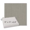 Picture of Spectrum Dove | 19" x 19" Center Seam Universal Dining Chair Cushion | Sunbrella Fabric