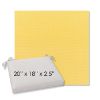 Picture of Canvas Buttercup | 20" x 18" Center Seam Universal Dining Chair Cushion | Sunbrella Fabric
