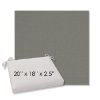 Picture of Canvas Charcoal | 20" x 18" Center Seam Universal Dining Chair Cushion | Sunbrella Fabric