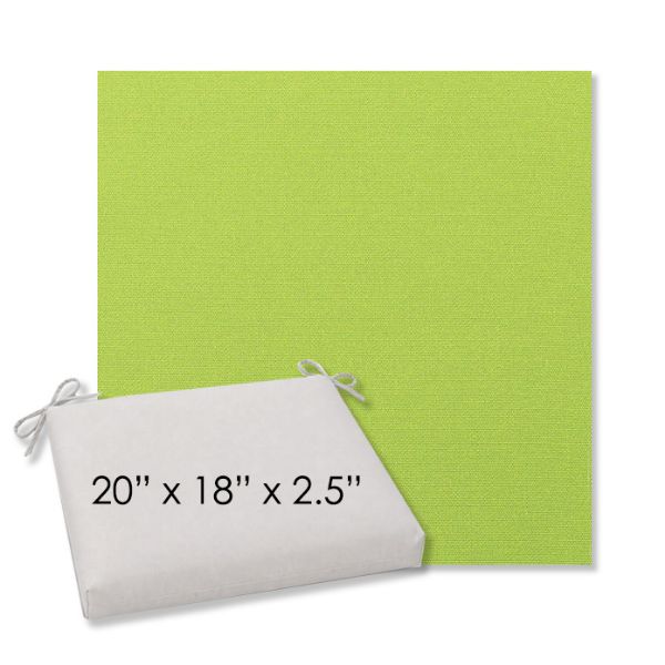 Picture of Canvas Macaw | 20" x 18" Center Seam Universal Dining Chair Cushion | Sunbrella Fabric