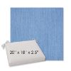 Picture of Cast Ocean | 20" x 18" Center Seam Universal Dining Chair Cushion | Sunbrella Fabric