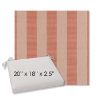Picture of Expressive Blush | 20" x 18" Center Seam Universal Dining Chair Cushion | Sunbrella Fabric