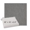 Picture of Heritage Slate | 20" x 18" Center Seam Universal Dining Chair Cushion | Sunbrella Fabric