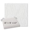 Picture of Improve White | 20" x 18" Center Seam Universal Dining Chair Cushion | Sunbrella Fabric