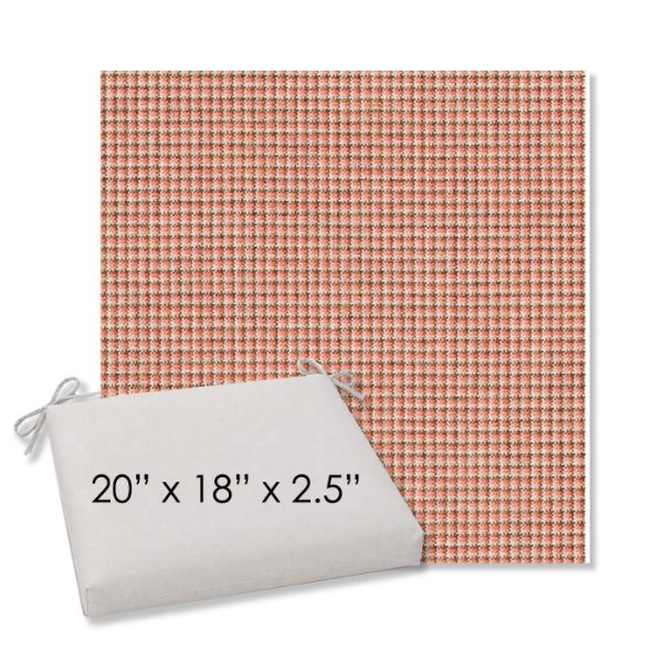 Picture of Lore Canyon | 20" x 18" Center Seam Universal Dining Chair Cushion | Sunbrella Fabric