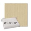 Picture of Spectrum Sand | 20" x 18" Center Seam Universal Dining Chair Cushion | Sunbrella Fabric