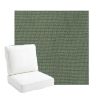 Picture of Bliss Aloe | Bullnose Back Deep Seating Outdoor Cushions - Sunbrella© Fabric