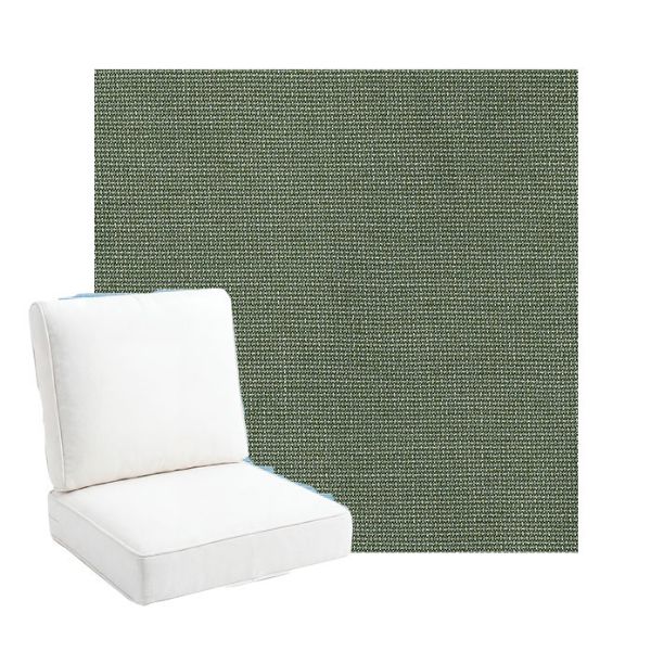 Picture of Bliss Aloe | Bullnose Back Deep Seating Outdoor Cushions - Sunbrella© Fabric