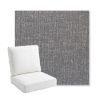Picture of Abstraction Denim | Bullnose Back Deep Seating Outdoor Cushions - Sunbrella© Fabric