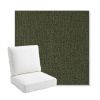 Picture of Abstraction Juniper | Bullnose Back Deep Seating Outdoor Cushions - Sunbrella© Fabric
