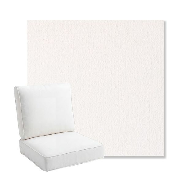 Picture of Abstraction Snow | Bullnose Back Deep Seating Outdoor Cushions - Sunbrella© Fabric