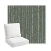 Picture of Abundant Seaglass | Bullnose Back Deep Seating Outdoor Cushions - Sunbrella© Fabric