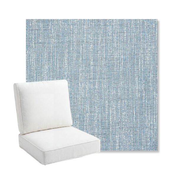 Picture of Adena Celeste | Bullnose Back Deep Seating Outdoor Cushions - Sunbrella© Fabric