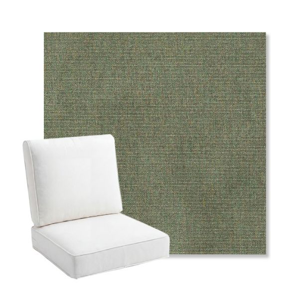 Picture of Ambrose Fern | Bullnose Back Deep Seating Outdoor Cushions - Sunbrella© Fabric