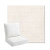 Picture of Ambrose Linen | Bullnose Back Deep Seating Outdoor Cushions - Sunbrella© Fabric