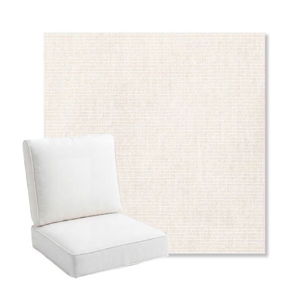 Picture of Ambrose Linen | Bullnose Back Deep Seating Outdoor Cushions - Sunbrella© Fabric