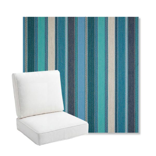 Picture of Ascend Oasis | Bullnose Back Deep Seating Outdoor Cushions - Sunbrella© Fabric
