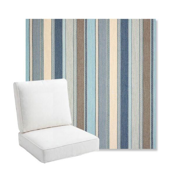 Picture of Ascend Spa | Bullnose Back Deep Seating Outdoor Cushions - Sunbrella© Fabric