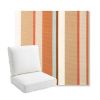 Picture of Beaming Mojave | Bullnose Back Deep Seating Outdoor Cushions - Sunbrella© Fabric