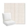 Picture of Benson Sand | Bullnose Back Deep Seating Outdoor Cushions - Sunbrella© Fabric