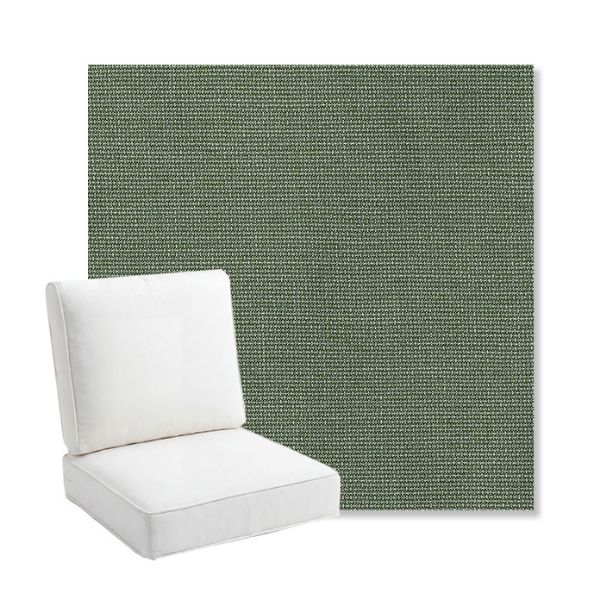 Picture of Bliss Aloe | Bullnose Back Deep Seating Outdoor Cushions - Sunbrella© Fabric