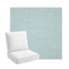 Picture of Bliss Dew | Bullnose Back Deep Seating Outdoor Cushions - Sunbrella© Fabric
