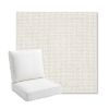 Picture of Bliss Linen | Bullnose Back Deep Seating Outdoor Cushions - Sunbrella© Fabric