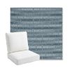 Picture of Boardwalk Surf Shop | Bullnose Back Deep Seating Outdoor Cushions - Sunbrella© Fabric