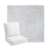 Picture of Boro Elegance | Bullnose Back Deep Seating Outdoor Cushions - Sunbrella© Fabric