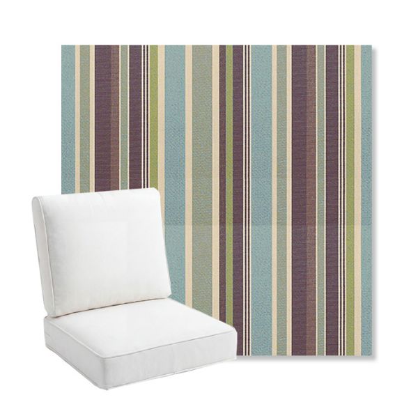 Picture of Brannon Whisper | Bullnose Back Deep Seating Outdoor Cushions - Sunbrella© Fabric
