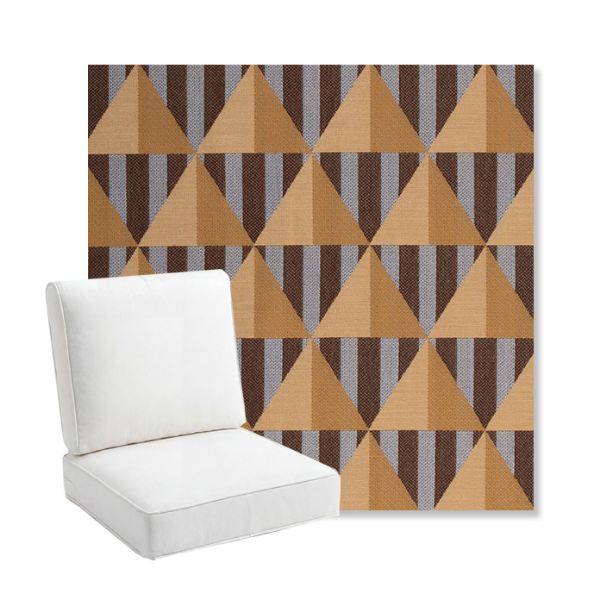 Picture of Buoy Sunset | Bullnose Back Deep Seating Outdoor Cushions - Sunbrella© Fabric