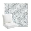 Picture of Calm Laurel | Bullnose Back Deep Seating Outdoor Cushions - Sunbrella© Fabric