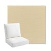 Picture of Canvas Antique Beige | Bullnose Back Deep Seating Outdoor Cushions - Sunbrella© Fabric