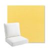 Picture of Canvas Buttercup | Bullnose Back Deep Seating Outdoor Cushions - Sunbrella© Fabric