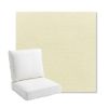 Picture of Canvas Canvas | Bullnose Back Deep Seating Outdoor Cushions - Sunbrella© Fabric