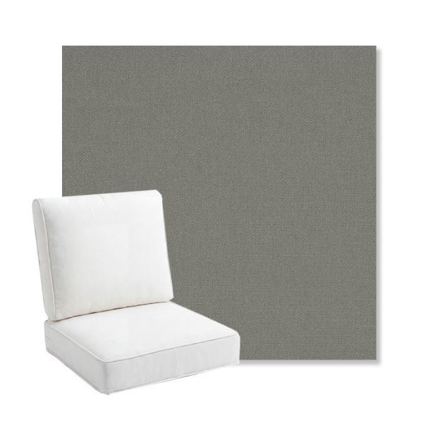 Picture of Canvas Charcoal | Bullnose Back Deep Seating Outdoor Cushions - Sunbrella© Fabric