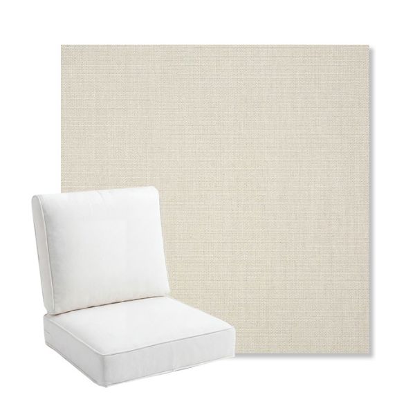 Picture of Canvas Cloud | Bullnose Back Deep Seating Outdoor Cushions - Sunbrella© Fabric