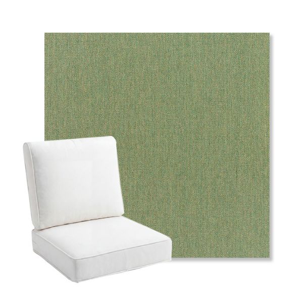 Picture of Canvas Fern | Bullnose Back Deep Seating Outdoor Cushions - Sunbrella© Fabric