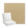 Picture of Canvas Heather Beige | Bullnose Back Deep Seating Outdoor Cushions - Sunbrella© Fabric